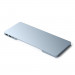 Satechi Aluminium USB-C Slim Dock with SSD Enclosure for iMac 24 - алуминиева поставка с място за SDD и допълнителен USB-C хъб за iMac 24 (2021) (син) 2