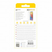 Prio 3D Glass Full Screen Curved Tempered Glass - калено стъклено защитно покритие за дисплея на iPhone 14 Pro Max (черен-прозрачен) 2