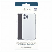 Prio Protective Hybrid Cover - хибриден кейс с най-висока степен на защита за iPhone 14 Plus (прозрачен) 3
