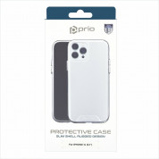 Prio Protective Hybrid Cover - хибриден кейс с най-висока степен на защита за iPhone 14 (прозрачен) 4