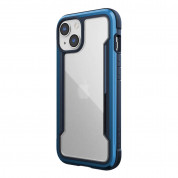 Raptic Shield Case - хибриден удароустойчив кейс за iPhone 14 (син-прозрачен)