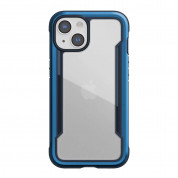Raptic Shield Case - хибриден удароустойчив кейс за iPhone 14 (син-прозрачен) 2