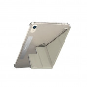 SwitchEasy Origami Nude Case - полиуретанов кейс и поставка за iPad mini 6 (2021) (сив-прозрачен) 1