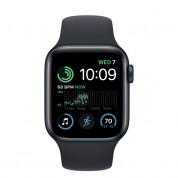 Apple Watch SE2 GPS, 44mm Midnight Aluminium Case with Midnight Sport Band- умен часовник от Apple