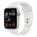 Apple Watch SE2 GPS, 44mm Silver Aluminium Case with White Sport Band - умен часовник от Apple 1