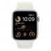 Apple Watch SE2 GPS, 44mm Silver Aluminium Case with White Sport Band - умен часовник от Apple 2