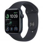 Apple Watch SE2 Cellular, 44mm Midnight Aluminium Case with Midnight Sport Band - умен часовник от Apple
