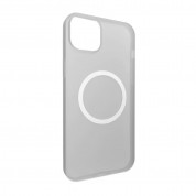 SwitchEasy Gravity M Case - тънък полипропиленов кейс с Magsafe за iPhone 14 Plus (бял-прозрачен) 2