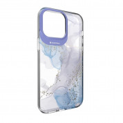 SwitchEasy Artist Veil Case - дизайнерски хибриден удароустойчив кейс за iPhone 14 Plus (прозрачен)  2