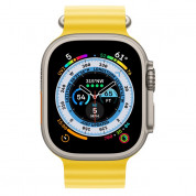 Apple Watch Ultra Cellular, 49mm Titanium Case with Yellow Ocean Band - умен часовник от Apple 1