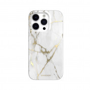 Mageasy Marble Case for iPhone 14 Pro (champagne white)