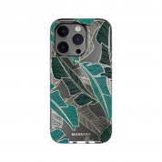 MagEasy Glamour Vibrant Case - дизайнерски хибриден удароустойчив кейс за iPhone 14 Pro (прозрачен)