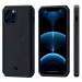 Pitaka MagEZ Pro 2 Aramid Fiber Case - удароустойчив (TPU) кейс с кевлар за iPhone 12 Pro (черен) 1