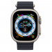 Apple Watch Ultra Cellular, 49mm Titanium Case with Midnight Ocean Band - умен часовник от Apple 2