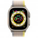 Apple Watch Ultra Cellular, 49mm Titanium Case with Yellow/Beige Trail Loop S/M - умен часовник от Apple 2
