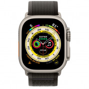 Apple Watch Ultra Cellular, 49mm Titanium Case with Black/Gray Trail Loop S/M - умен часовник от Apple 1
