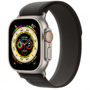 Apple Watch Ultra Cellular, 49mm Titanium Case with Black/Gray Trail Loop S/M - умен часовник от Apple