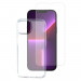 4smarts 360° Starter Set X-Pro Glass - тънък силиконов кейс и стъклено защитно покритие за дисплея на iPhone 14 (прозрачен) 1