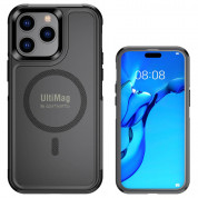 4smarts Defend Case with UltiMag - хибриден удароустойчив кейс с MagSafe за iPhone 14 Pro Max (черен) 1