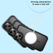 4smarts Defend Case with UltiMag - хибриден удароустойчив кейс с MagSafe за iPhone 14 Pro (черен) 3