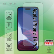 4smarts Second Glass X-Pro Glass - калено стъклено защитно покритие за дисплея на iPhone 14 Pro (прозрачен) 1