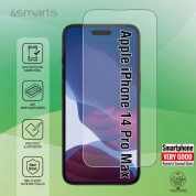 4smarts Second Glass X-Pro Glass - калено стъклено защитно покритие за дисплея на iPhone 14 Pro Max (прозрачен) 1