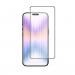 4smarts Second Glass X-Pro Full Cover Glass - калено стъклено защитно покритие за дисплея на iPhone 14 Pro (черен-прозрачен) 1