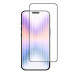 4smarts Second Glass X-Pro Full Cover Glass - калено стъклено защитно покритие за дисплея на iPhone 14 Pro Max (черен-прозрачен) 1