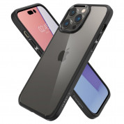 Spigen Ultra Hybrid Case - хибриден кейс с висока степен на защита за iPhone 14 Pro Max (черен-прозрачен) 6