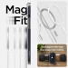 Spigen Ultra Hybrid MagSafe Case - хибриден кейс с висока степен на защита с MagSafe за iPhone 14 (черен-прозрачен)  10