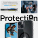 Spigen Ultra Hybrid MagSafe Case - хибриден кейс с висока степен на защита с MagSafe за iPhone 14 (черен-прозрачен)  9