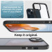 Spigen Ultra Hybrid Case - хибриден кейс с висока степен на защита за iPhone 14 (черен-прозрачен) 6