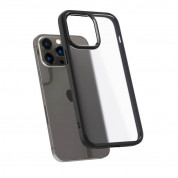 Spigen Ultra Hybrid Case - хибриден кейс с висока степен на защита за iPhone 14 Pro (черен-прозрачен) 4