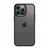 Spigen Ultra Hybrid Case - хибриден кейс с висока степен на защита за iPhone 14 Pro (черен-прозрачен) 1