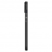 Spigen Thin Fit Case - качествен тънък матиран кейс за iPhone 14 Plus (черен) 3