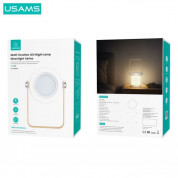 Usams Multifunctional LED Night Lamp - сгъваема нощна LED лампа за дома (бял) 5