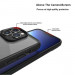 Devia Crystal Shockproof Case - хибриден удароустойчив кейс за iPhone 14 (черен-прозрачен) 5