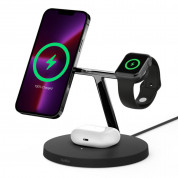 Belkin Boost Charge Pro 3-in-1 Wireless Charger with MagSafe 15W - тройна поставка (пад) за безжично зареждане за iPhone с Magsafe, Apple Watch и AirPods Pro (черен) 2