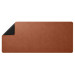 Spigen LD302 Desk Pad - коженa подложка (пад) за мишка и клавиатура (кафяв) 2