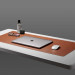 Spigen LD302 Desk Pad - коженa подложка (пад) за мишка и клавиатура (кафяв) 6