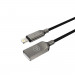 Usams U-Sun Smart Power-Off Lightning to USB Cable - USB към Lightning кабел за Apple устройства с Lightning порт (60 см) (черен) 2