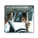 Usams Fill Light Makeup Car Touch-Up Mirror - огледало с LED светлина за сенника на автомобил (черен) 6