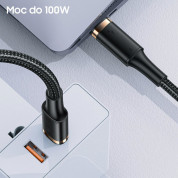 Usams Thunderbolt 3 Cable - USB-C към USB-C кабел с Thunderbolt 3 и поддръжка на 5K (80 см) (черен) 6
