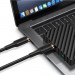 Usams Thunderbolt 3 Cable - USB-C към USB-C кабел с Thunderbolt 3 и поддръжка на 5K (80 см) (черен) 5