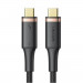Usams Thunderbolt 3 Cable - USB-C към USB-C кабел с Thunderbolt 3 и поддръжка на 5K (80 см) (черен) 1