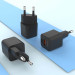 4smarts Wall Charger VoltPlug Duos Mini PD 20W - захранване за ел. мрежа с USB-A и USB-C изходи и технология за бързо зареждане (черен) 5