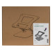 4smarts Desk Stand ErgoFix H22 - преносима алуминиева сгъваема поставка за смартфони, таблети и лаптопи до 16 инча (сребрист) 5