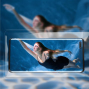 Baseus Cylinder Slide-cover Waterproof Bag Pro - универсален водоустойчив калъф за смартфони до 7.2 инча (син) 7