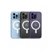 Comma Joy Elegant Metal Anti-shock case for iPhone 14 (clear-black)