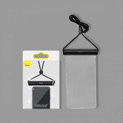Baseus Cylinder Slide-cover Waterproof Bag Pro - универсален водоустойчив калъф за смартфони до 7.2 инча (черен) 9